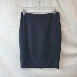 J. Crew Black Short Pencil Skirt Size 0