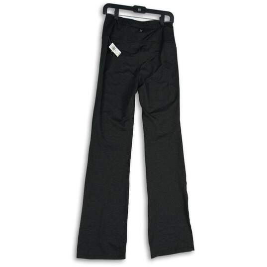 NWT Womens Gray Elastic Waist Zipper Pocket Pull-On Ankle Pants Size M Tall image number 2
