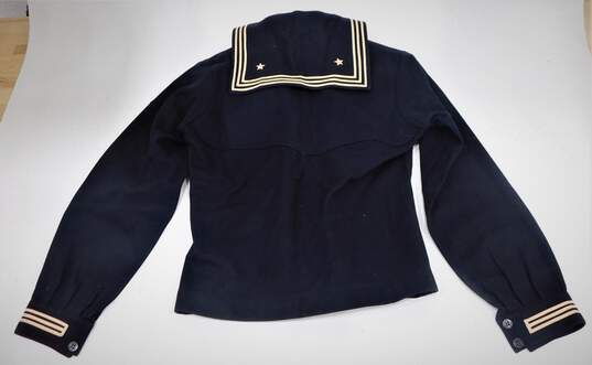 WWII Era US Navy Men's Wool Sailor Pullover Jumper Sweater image number 2