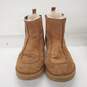 Ugg Chestnut Suede Shearling Fur Chelsea Boots Men's Size 15 image number 2