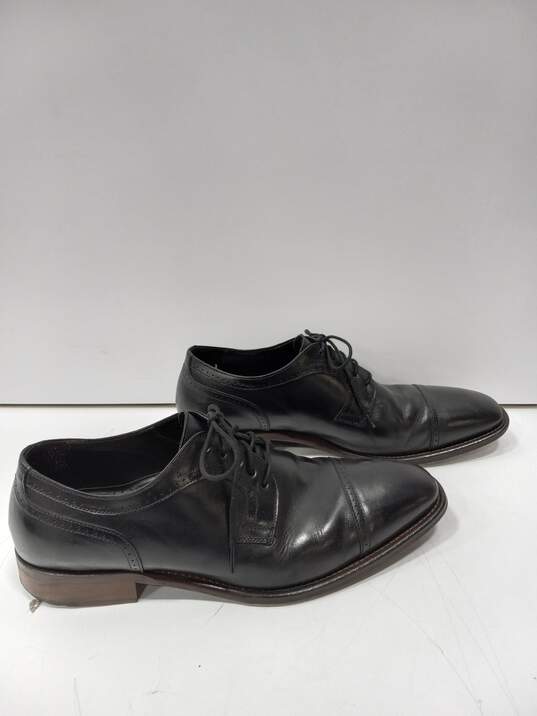 Johnston & Murphy Men's Black Leather Dress shoes Size 9.5 image number 4