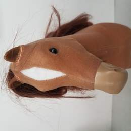 American Girl 18" Brown Chestnut Horse With Saddle alternative image