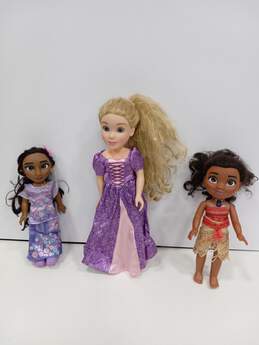 Trio of Disney Princess Dolls