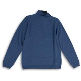 Banana Republic Mens Blue Spread Collar Long Sleeve Pullover Sweater Large alternative image