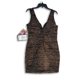 NWT Emerald Sundae Womens Black Sweetheart Neck Back Zip Mini Dress Size XXL alternative image