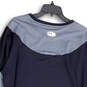 Mens Black Gray Round Neck Long Sleeve Regular Fit Pullover T-Shirt Sz 3XL image number 4