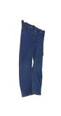 Boys Blue Medium Wash 5 Pockets Design Denim Straight Leg Jeans Size 10 image number 3
