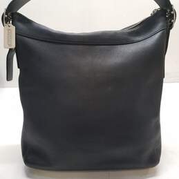 Vintage COACH D05D-9188 Slim Gallery Black Leather Medium Shoulder Tote Bag alternative image