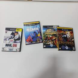 Bundle of 4 Assorted Nintendo Gamecube Video Games In Cases
