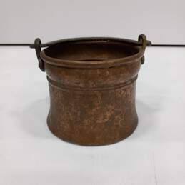 Small Copper Pail/Bucket With Handle (4"/4.25"/5.5")