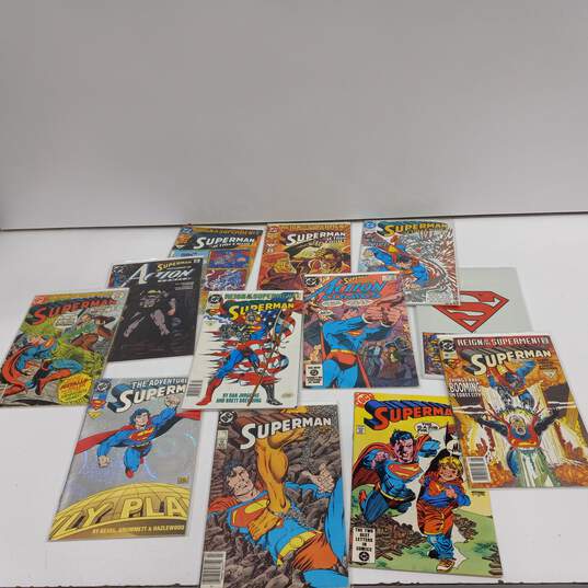 Bundle of 12 DC Superman Comic Books image number 1