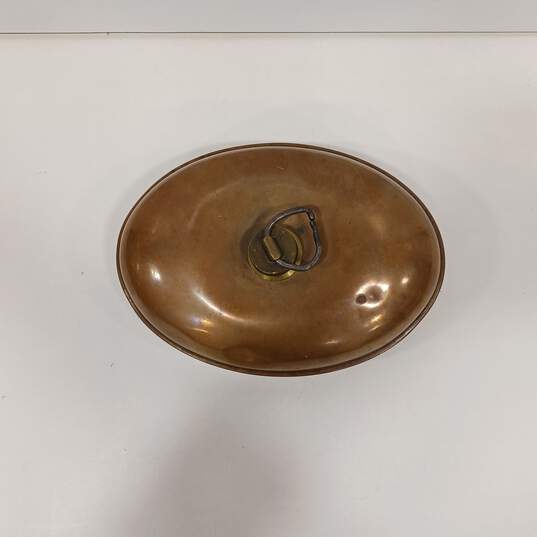 Vintage Rein-Kupfer Oval Copper Bed Warmer image number 2