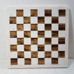 Stone Marble Chess Board 14 inch Square Checkerboard