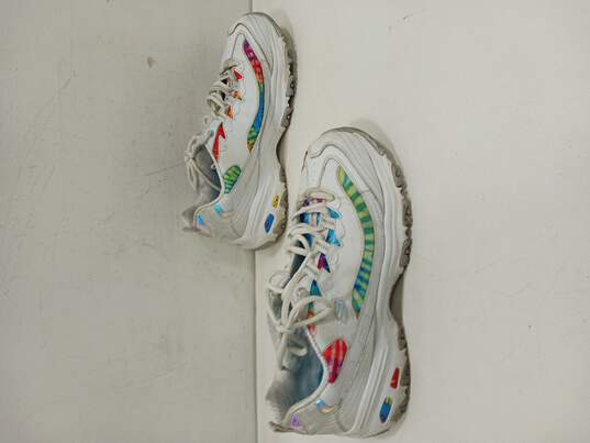 Women's D'Lites Fiesta Multicolor Running Shoes Size 11 image number 3