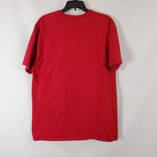 Obey Men's Red T-Shirt SZ L image number 5