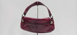 DKNY Purple Leather Hobo Shoulder Bag alternative image