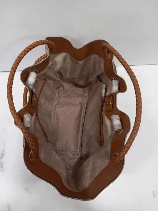 Michael Kors Metallic Gold Tote Style Handbag image number 4