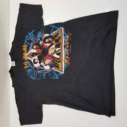Vintage Misprinted 1988 Def Leppard Hysteria Tour Tee Shirt