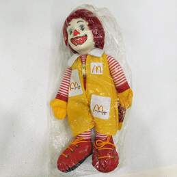 Sealed 1984 Ronald McDonald Plush Doll Dakin Fun Farm w/ Watch & Alphabet Game alternative image