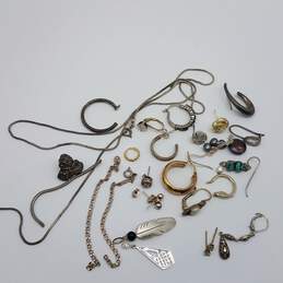 Sterling Silver Jewelry Scrap 35.3g