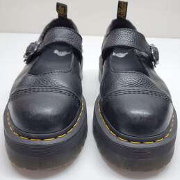 Dr. Martens ADDINA FLWR  Flower Buckle Leather Platform Shoes Size 11 alternative image