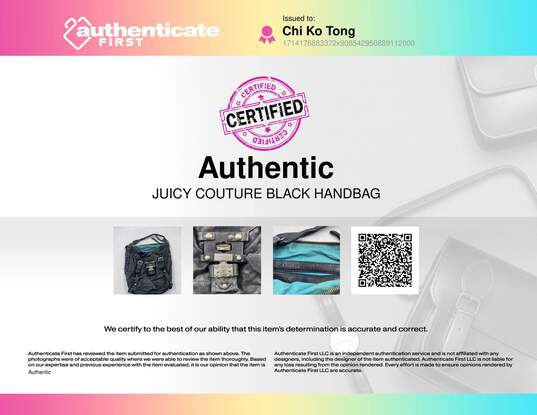 Juicy Couture Black Handbag image number 8