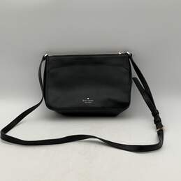 Kate Spade Womens Black Adjustable Strap Inner Zip Pocket Crossbody Bag Purse