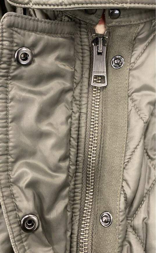 Burberry Brit Women's Green Quilted Jacket - L image number 8