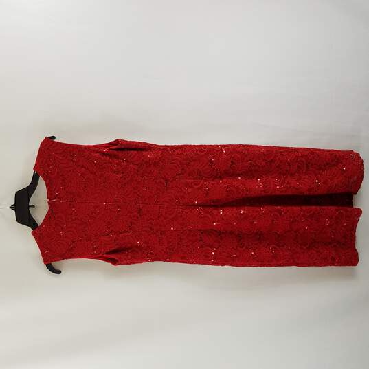 Hope and Harlow Women Red Sequin Dress 12 image number 1