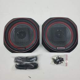 Audiovox CX-50 Hi-Power 2 Way Speaker Polypropylene Cone x2 Untested alternative image