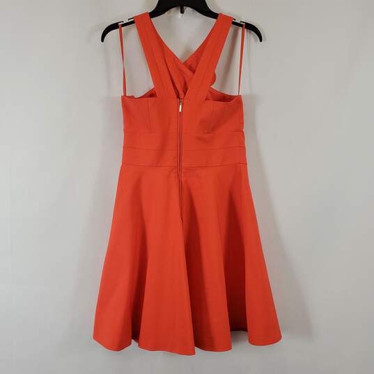 Armani Exchange Women's Orange Mini Dress SZ S image number 3