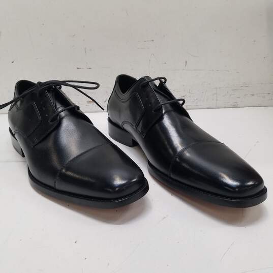 J. Murphy By Johnston & Murphy Black Leather Oxford Dress Shoes Men's Size 10.5 M image number 3