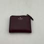 Kate Spade Womens Purple Leather Credit Card Pockets Bifold Wallet image number 1