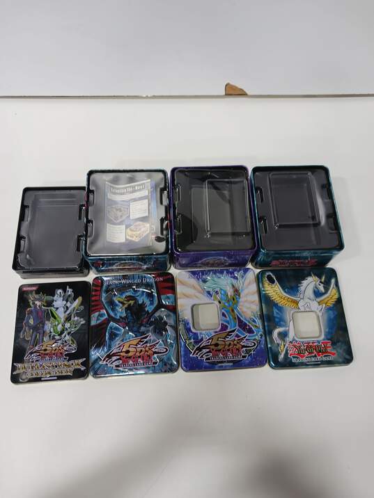Yu-Gi-Oh! Trading Cards in Tin Boxes 9pc Box Lot image number 5