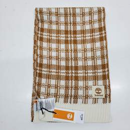 Timberland Brown White Scarf