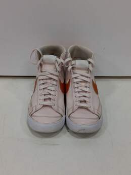 Nike Blazer Women's Pink Leather High Top Sneakers Size 10