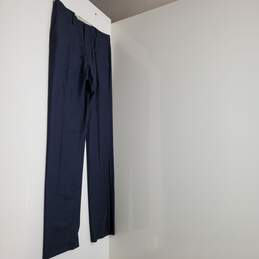 Mn Banana Republic Modern Slim Fit Slate Blue Dress Pants Sz 35x36 alternative image