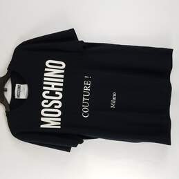 Moschino Men Black Couture! T-Shirt 44
