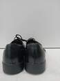 Geox Men's Black Leather Dress Shoes Size 41 image number 3