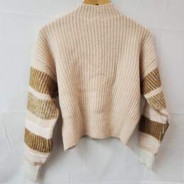 TOPSHOP Peach Knit Pullover LS Sweater Women's 4-6 NWT alternative image