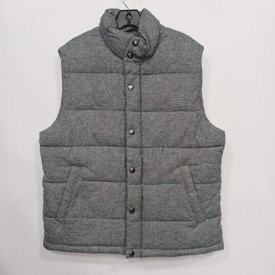 Banana Republic Men's Gray Puffer Vest Size L W/Tags image number 1