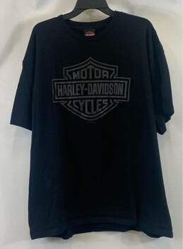 Harley Davidson Men's Black Graphic T-Shirt- 2XL