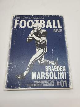2014 Washington Football Braeden Marsolini MVP Cloth Art Print