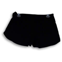 Womens Black Flat Front Elastic Waist Pull-On Athletic Shorts Size Medium alternative image