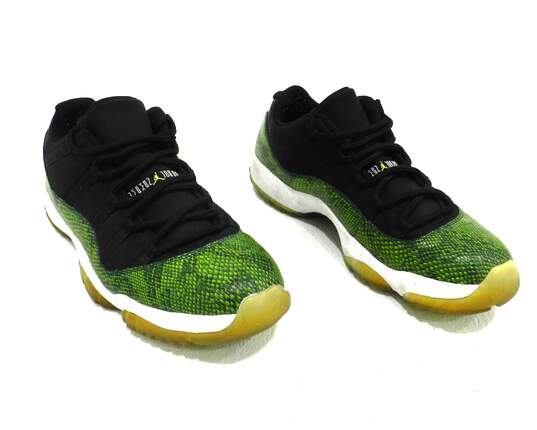 Jordan 11 Retro Low Green Snakeskin Men's Shoes Size 11 COA image number 3