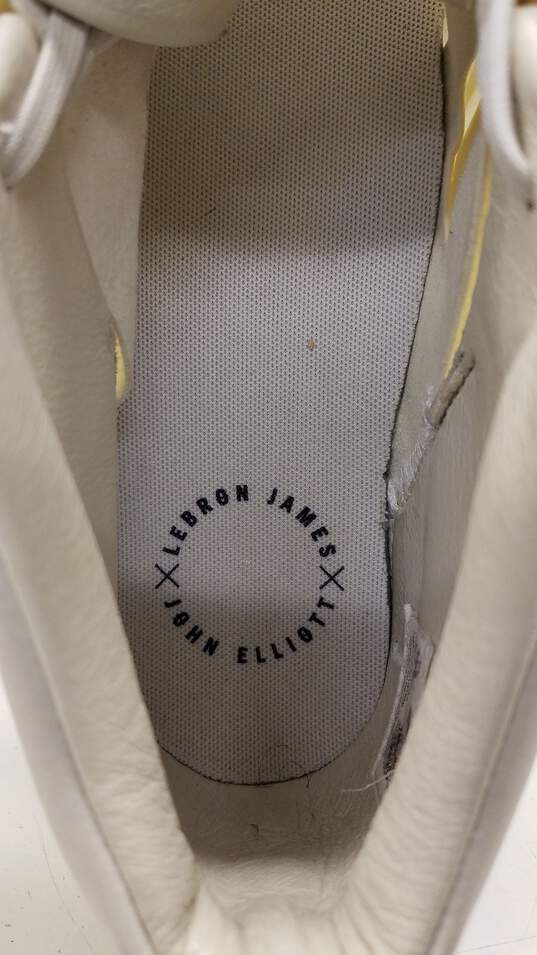 Nike John Elliott x LeBron Icon QS White Sneakers AQ0114-101 Size 11.5 image number 8