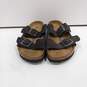 Women's Birkenstock  Black Suede Arizona Sandals Size 7 image number 1
