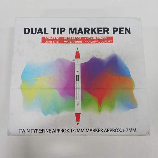 Dual Tip Marker Pens Set image number 5