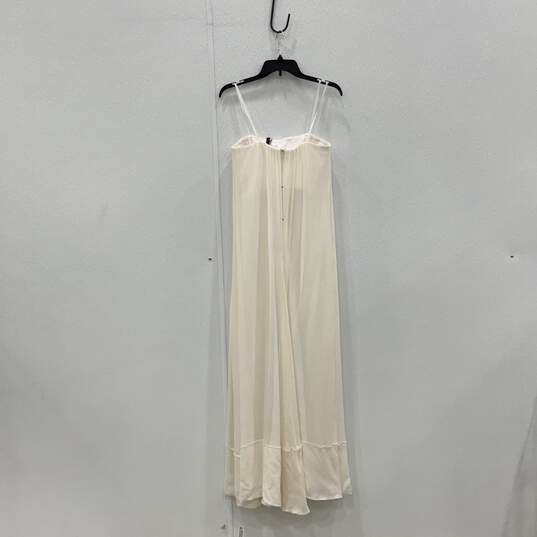 NWT Womens Exene White Embellished Sleeveless Strapless Maxi Dress Size 0 image number 2