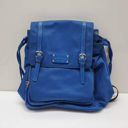 Kate Spade Royal Blue Nylon Backpack